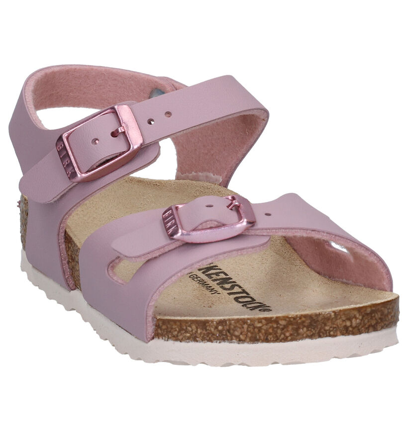 Birkenstock Rio Sandales en Rose pour filles (322467)