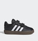 adidas VL Court 3.0 Zwarte Sneakers voor meisjes, jongens (359693) - geschikt voor steunzolen