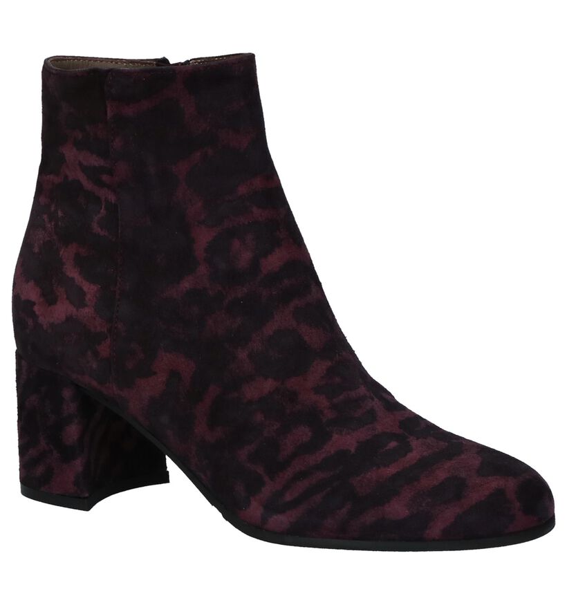 Maripé Bottines à talons en Violet foncé en daim (230578)