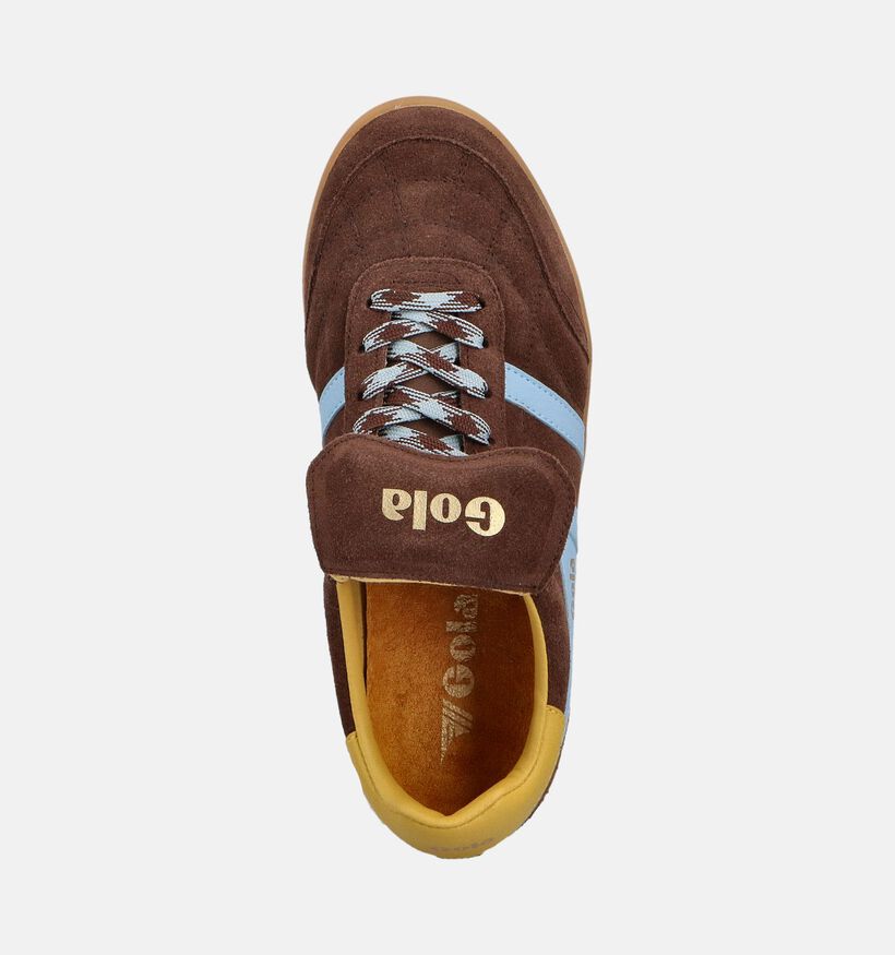 Gola Stadia 86 Bruine Sneakers voor dames (360814) - geschikt voor steunzolen