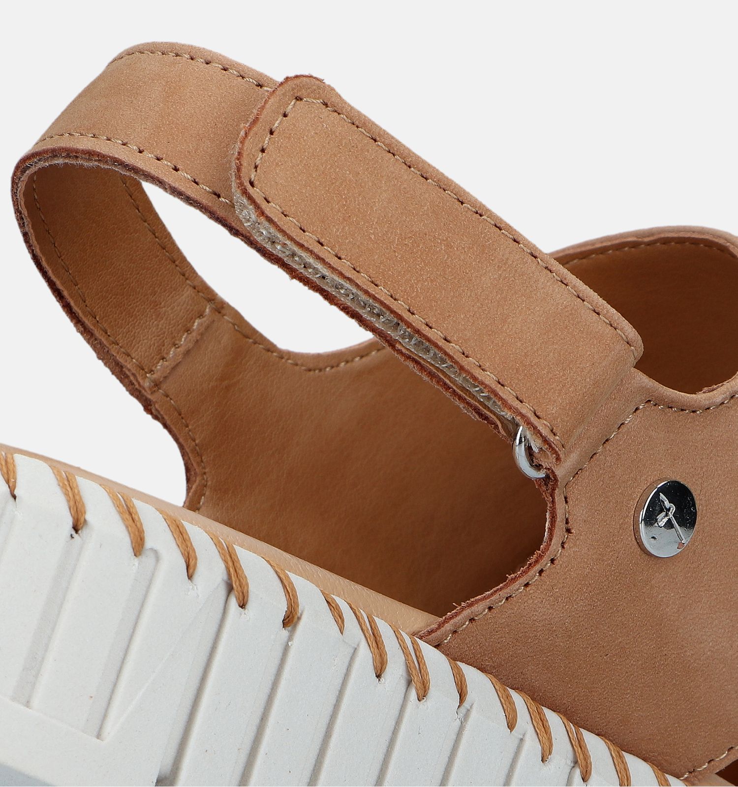 Tamaris Bruine Sandalen Met Plateauzool Dames Sandalen Online op TORFS.BE
