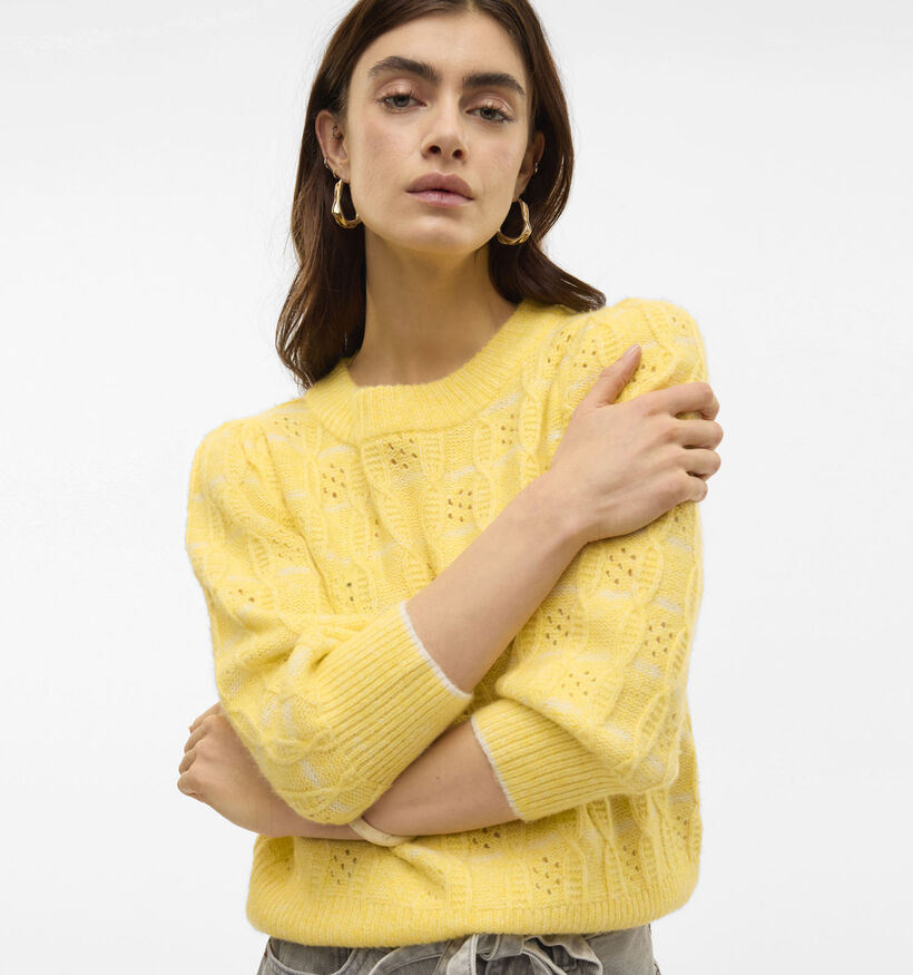 Vero Moda Newleonor Gele Trui voor dames (352169)