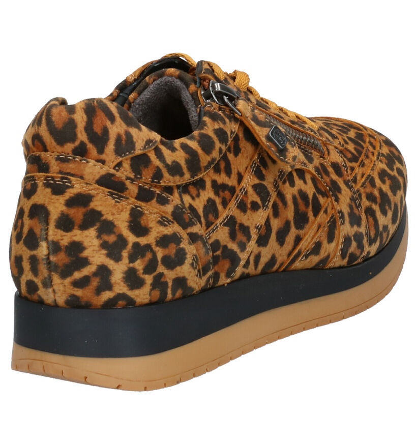 Helioform Chaussures plates en Cognac en nubuck (262411)