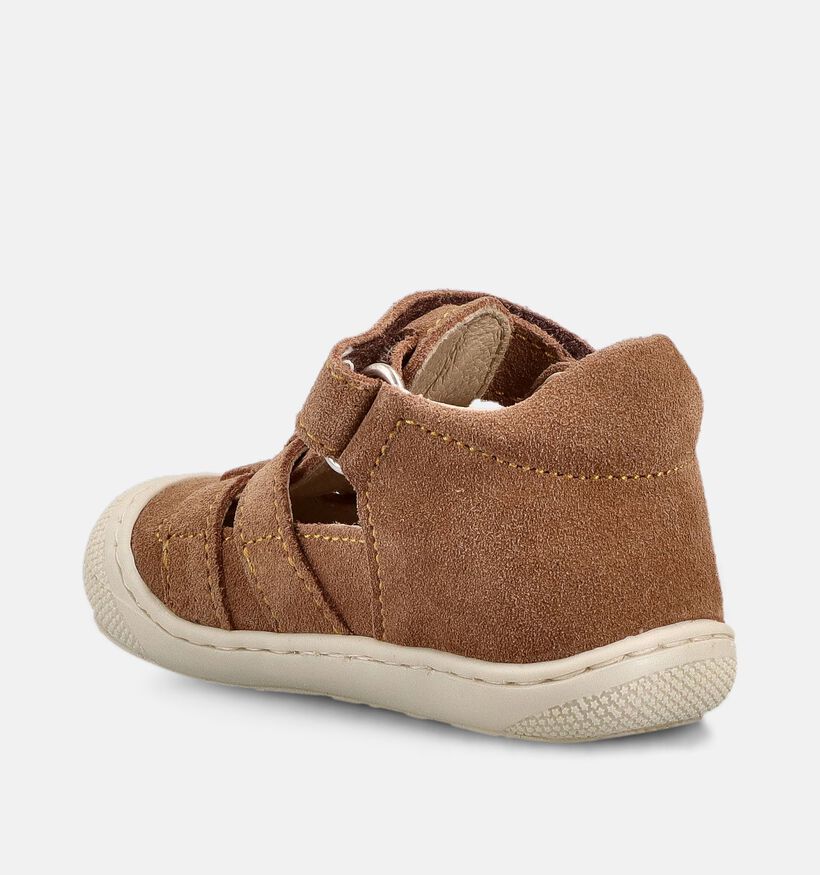 Naturino Suede Sandales pour b&eacute;b&eacute; en Brun fonc&eacute; pour filles, gar&ccedil;ons (371643) - pour semelles orthop&eacute;diques