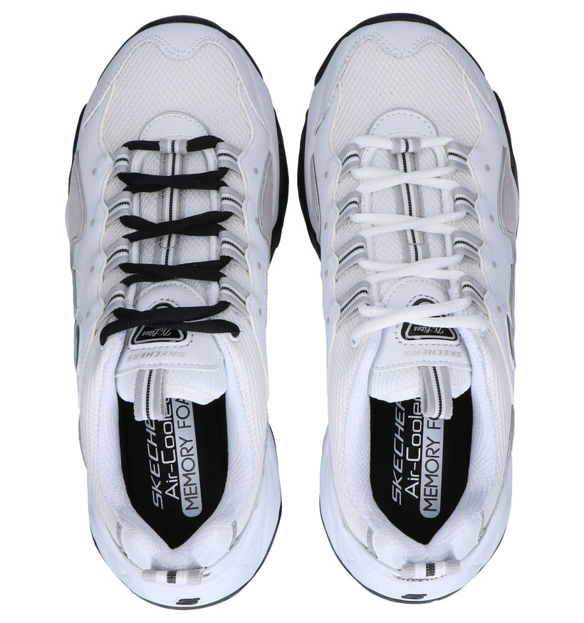 Skechers D'Lites 3.0 Zenway Sneakers Wit in leer (262838)
