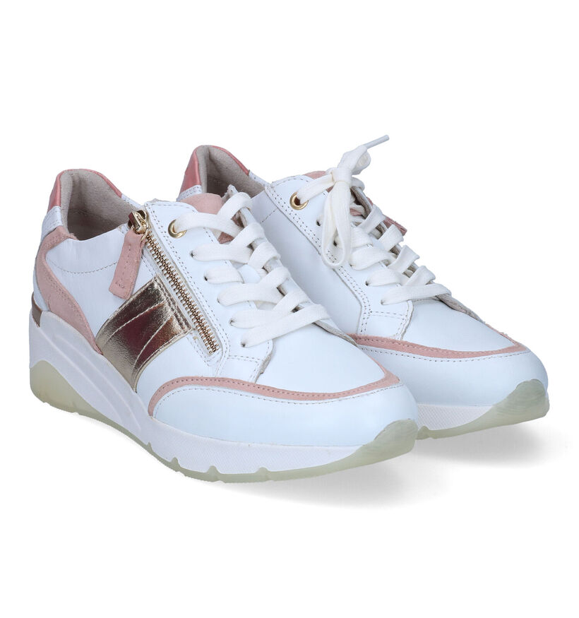 Jana Baskets casual en Blanc en cuir (304554)