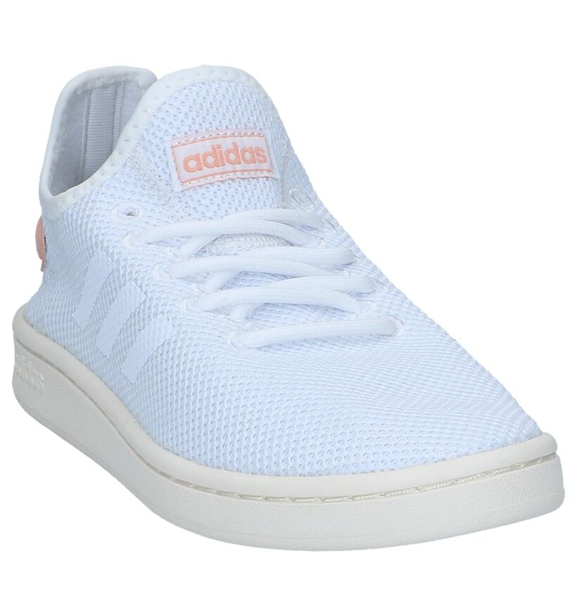 Court Baskets slip-on en Blanc en textile (237031)