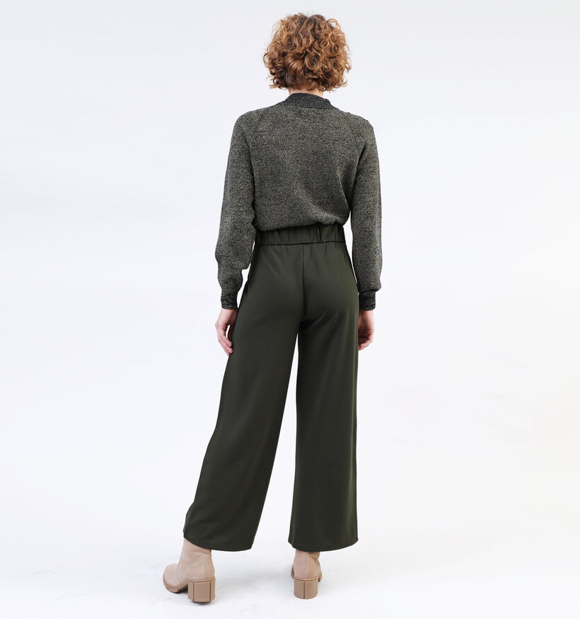 JDY Louisville Pantalon large en Vert kaki pour femmes (334099)