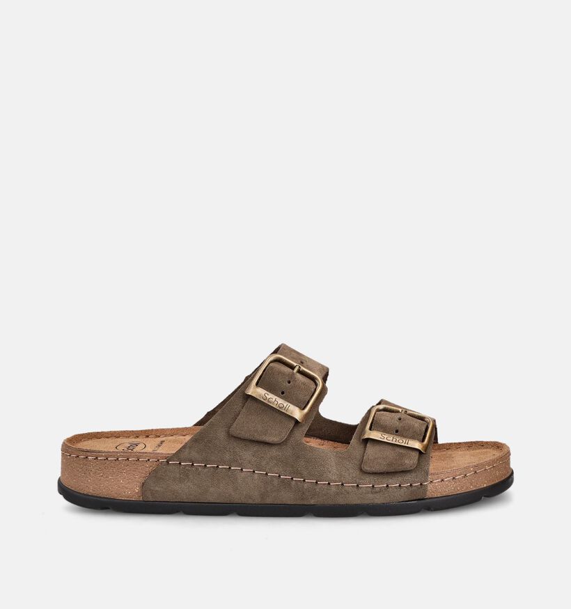 Scholl Bora Groene Slippers voor heren (370523)