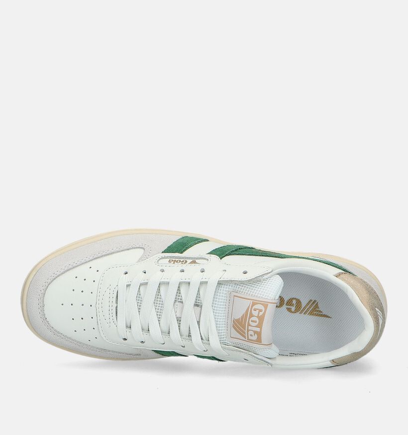 Gola Hawk Witte Sneakers voor dames (336886) - geschikt voor steunzolen