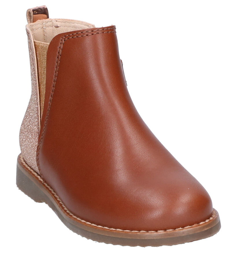 Beberlis Cognac Boots in leer (258943)