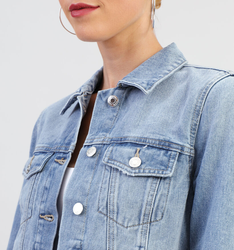 Vero Moda Zorica Veste en jeans en Bleu pour femmes (335371)