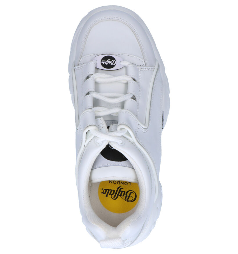 Witte Sneakers Buffalo London Classic Low in leer (240558)