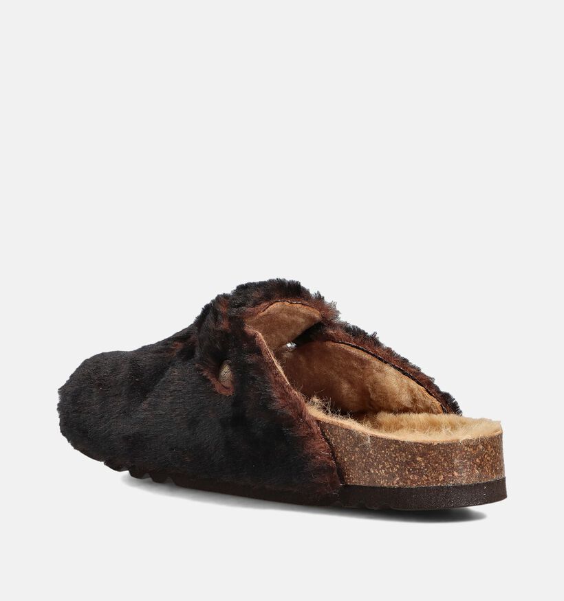 Scholl Fae New Donkerbruine Clogs voor dames (364559)