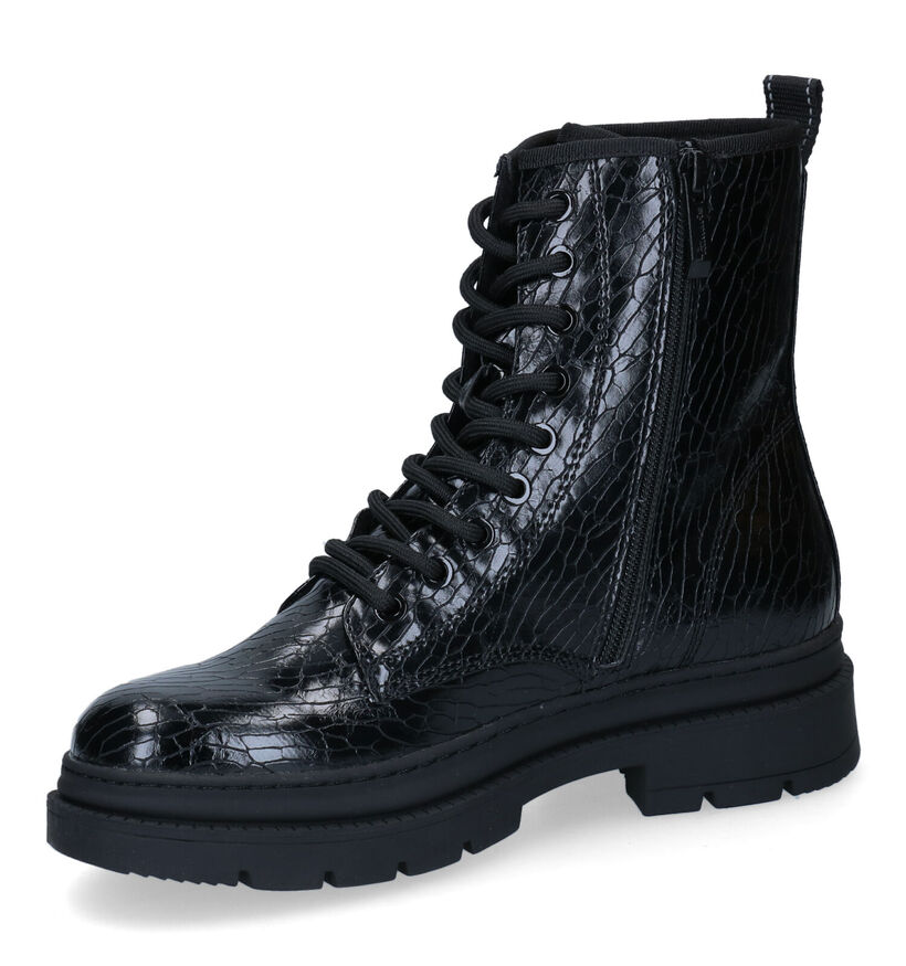 Tamaris Zwarte Boots in kunstleer (297114)