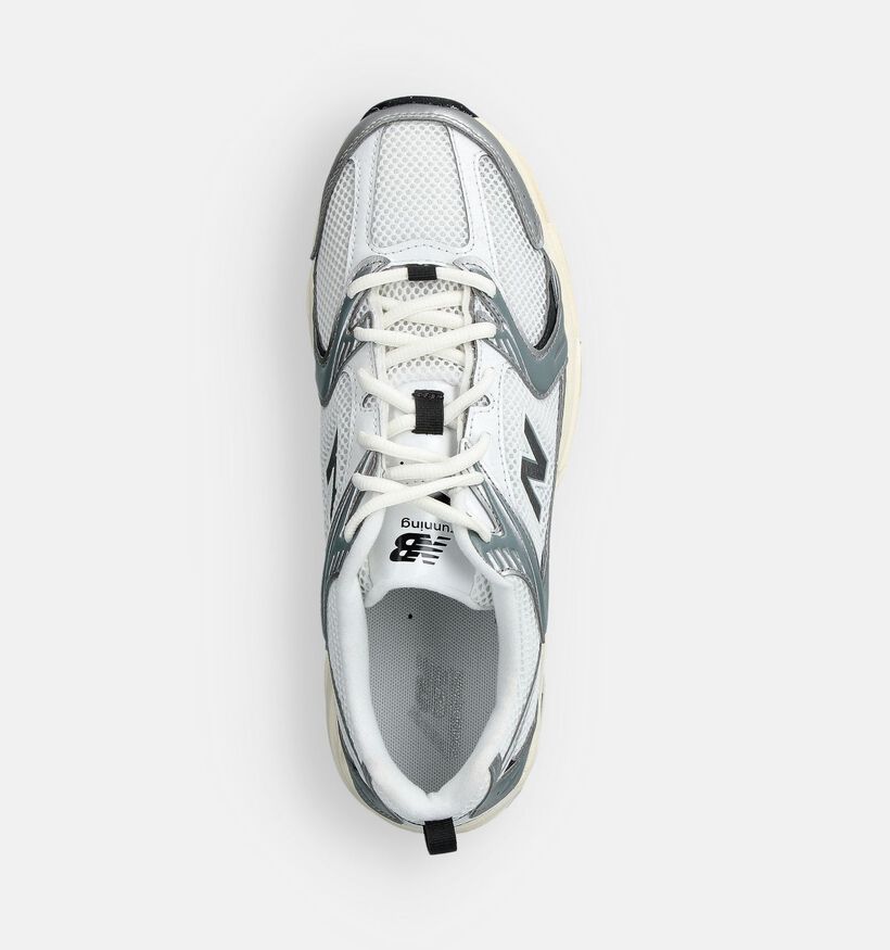 New Balance 530 Witte/Zilveren Sneakers voor heren (358630) - geschikt voor steunzolen
