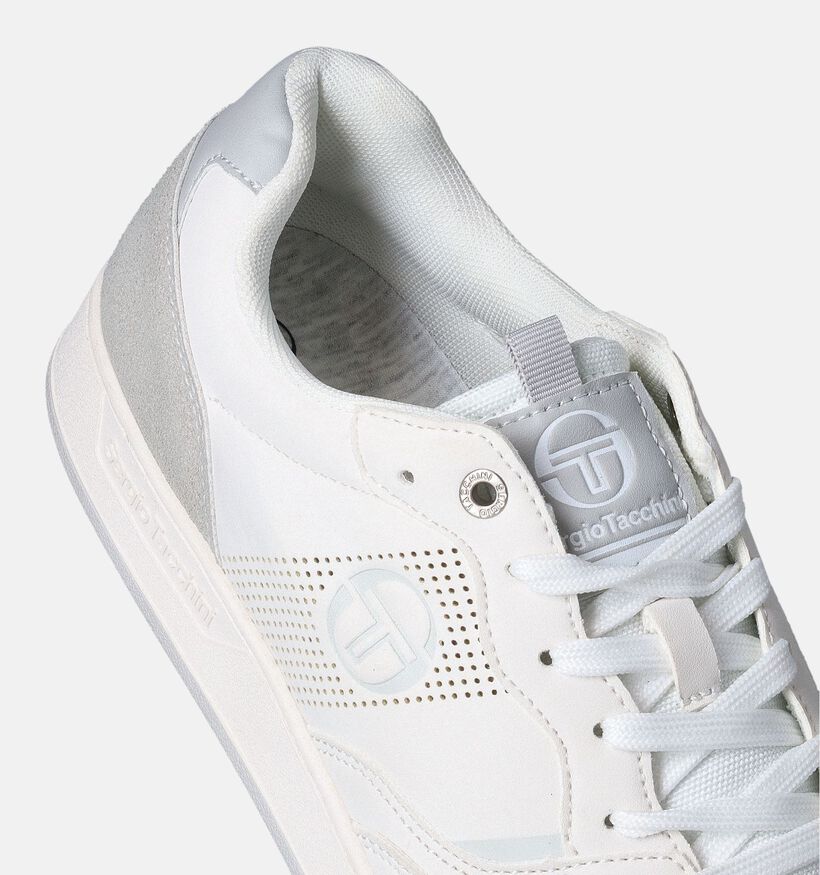 Sergio Tacchini Pisa Chaussures à lacets en Blanc pour hommes (353893)