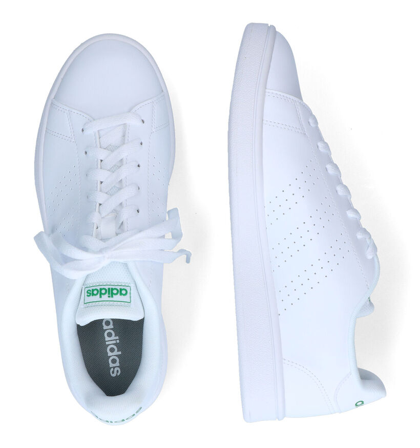 adidas Advantage Base Baskets en Blanc pour hommes (318165) - pour semelles orthopédiques