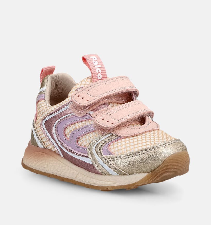 Falcotto Baskets montantes en Or pour filles (380199) - pour semelles orthop&eacute;diques