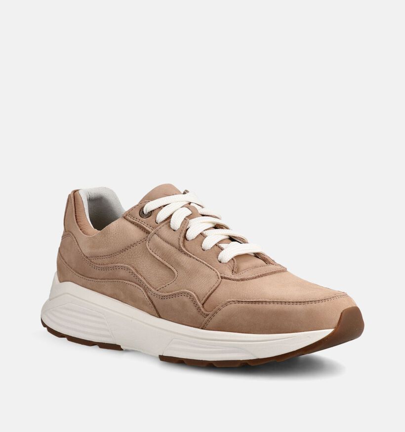 Xsensible Golden Gate Donkerbeige Sneakers voor Steunzolen voor heren (373620) - geschikt voor steunzolen