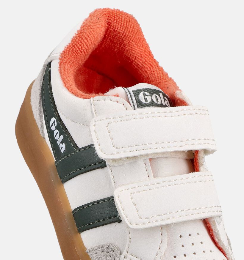 Gola Eagle Strap Witte Sneakers voor meisjes, jongens (368597) - geschikt voor steunzolen