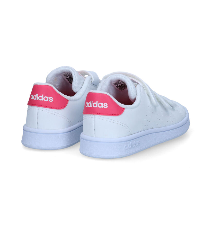 adidas Advantage C Witte Sneakers voor meisjes (319539) - geschikt voor steunzolen