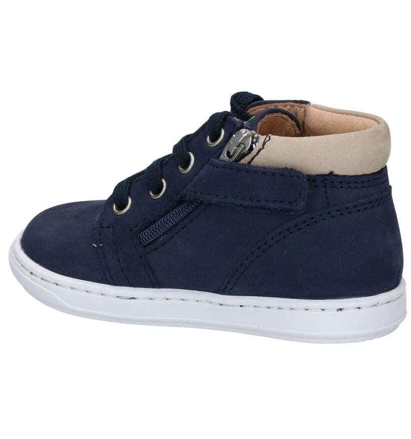 Shoo Pom Bouba Zip Desert Blauwe Schoentjes in nubuck (288579)