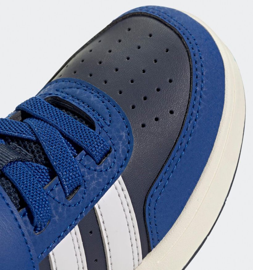 adidas Breakbase Zwart/Blauwe Sneakers voor jongens, meisjes (359619) - geschikt voor steunzolen