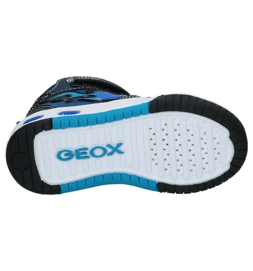 Geox Donker Blauwe Sneakers met Lichtjes, , pdp
