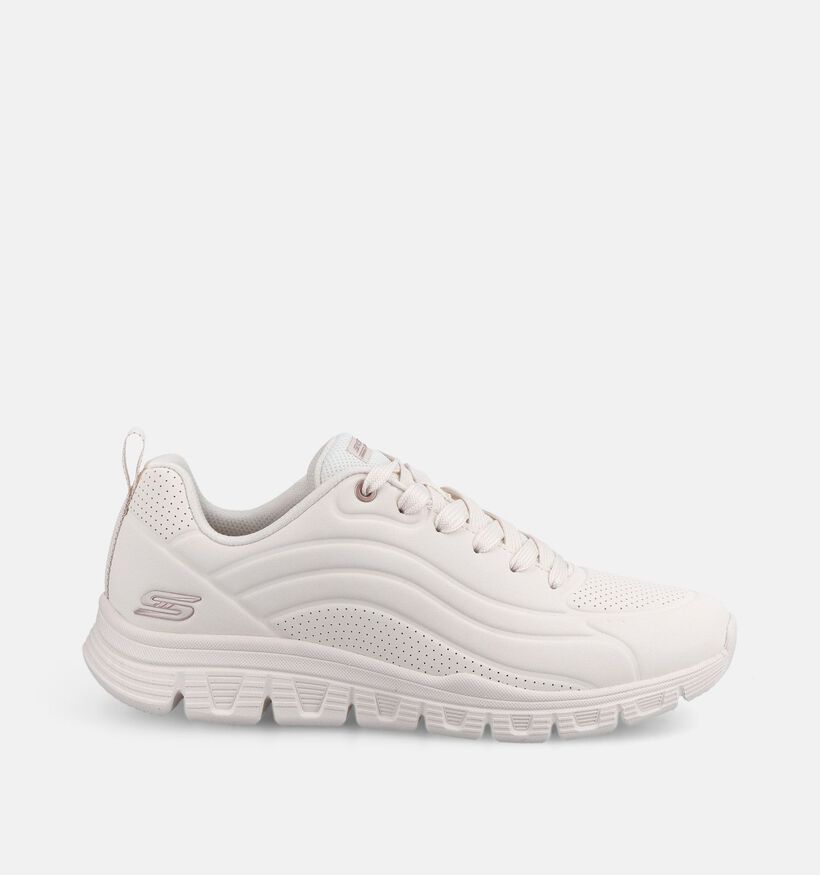 Skechers BOBS Sport B Lite Baskets basses en Blanc pour femmes (375593)