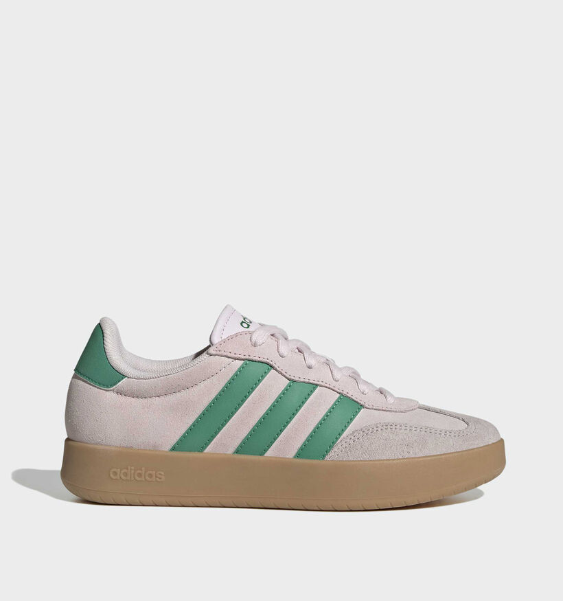 adidas Barreda Lichtroze/Groene Sneakers voor dames (372849)