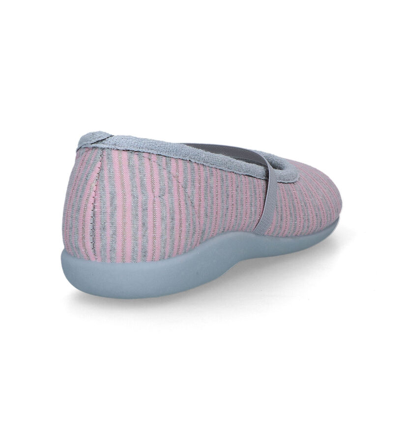 Hush Puppies Omida Pantoufles en Bleu en textile (324420)