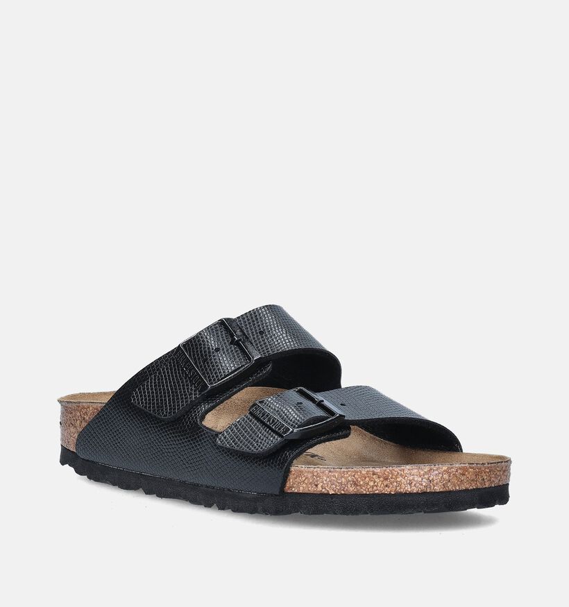 Birkenstock Arizona Nu-pieds en Noir pour femmes (343932)