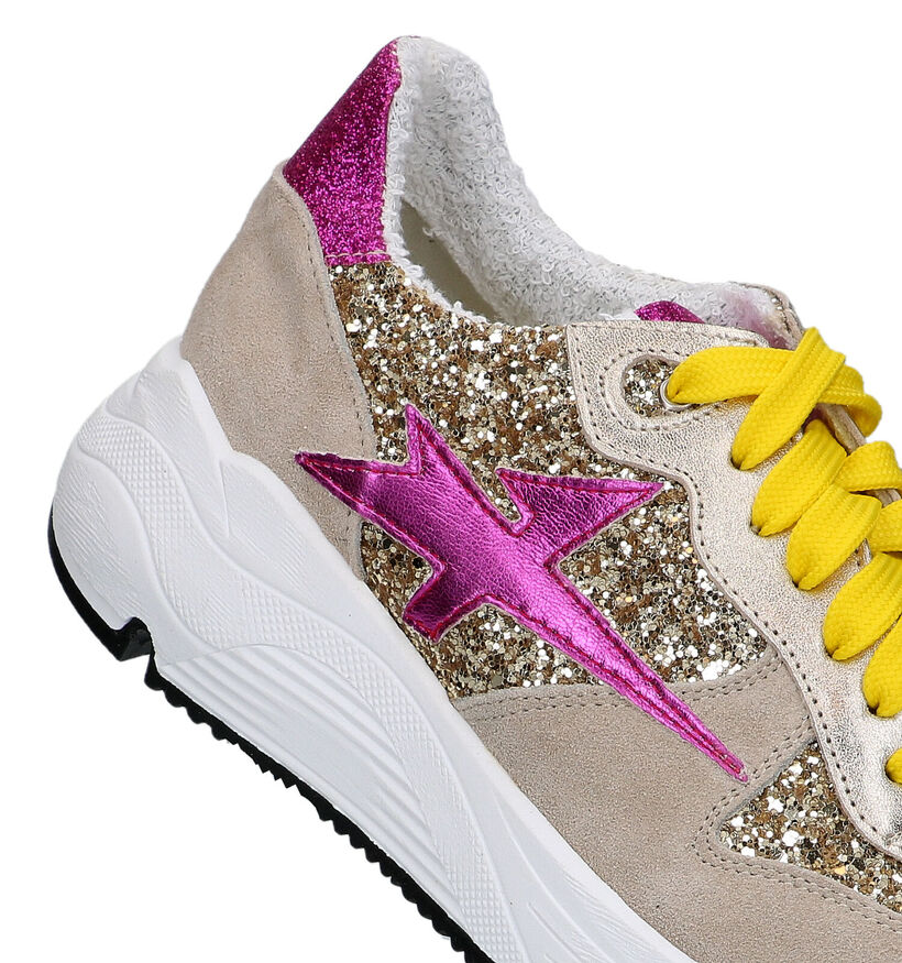 Sweet Lemon Blandina Gouden Sneakers voor dames (327000)