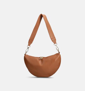 Via Limone Crossbody tassen Wit/Bruin/Groen