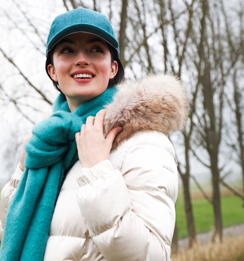 Geox Manteau long avec capuchon en Noir pour femmes (347792)