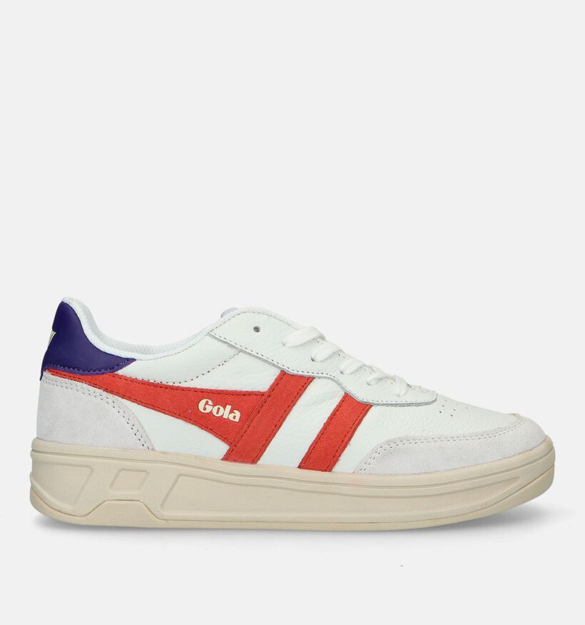Gola Topspin Baskets en Blanc pour femmes (328600) - pour semelles orthopédiques