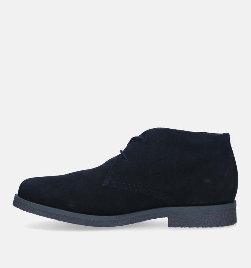 Geox Uomo Claudio Bruine Hoge Geklede Veterschoenen voor heren (328346)