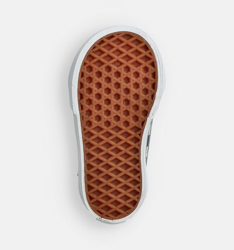 Vans Old Skool Checkerboard Zwarte Sneakers voor meisjes, jongens (361018)