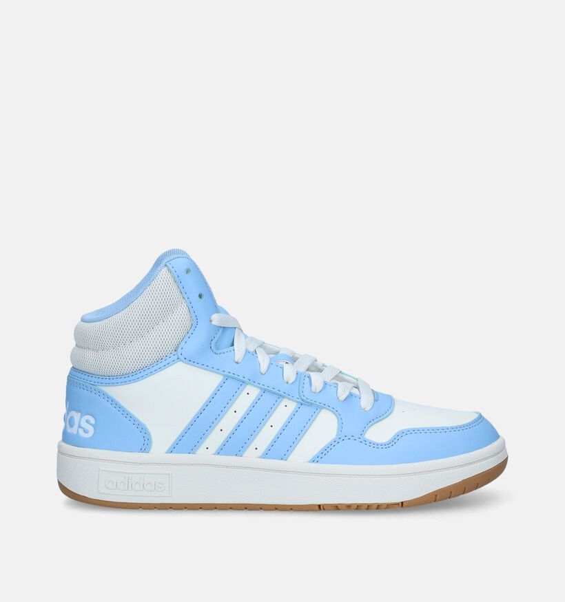 adidas Hoops 3.0 MID Baskets en Bleu pour femmes (343339) - pour semelles orthopédiques