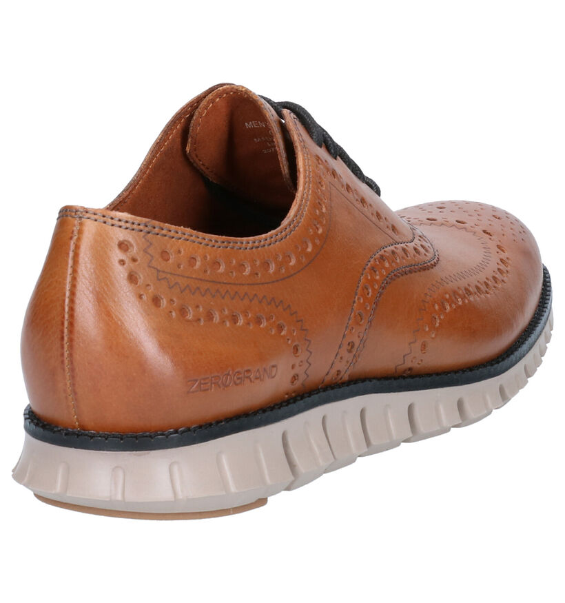 Cole Haan Zerogrand Chaussures basses en Cognac en cuir (257907)