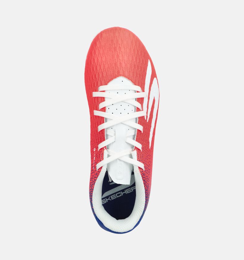 Skechers SKX 2 Academy Chaussures de foot en Rose/Bleu pour filles, gar&ccedil;ons (374169)