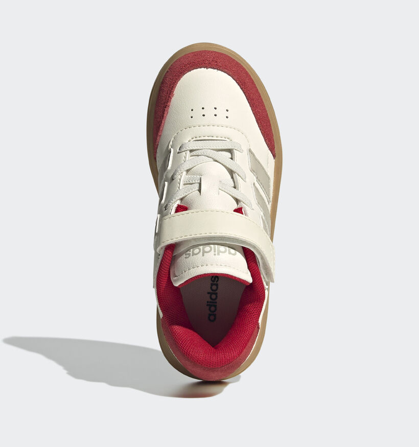 adidas Courtblock EL C Ecru Sneakers voor jongens, meisjes (357493) - geschikt voor steunzolen