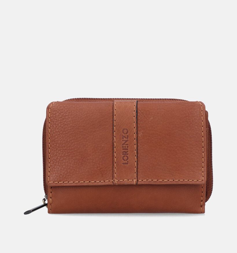 Euro-Leather Cognac Portemonnee voor dames (365219)