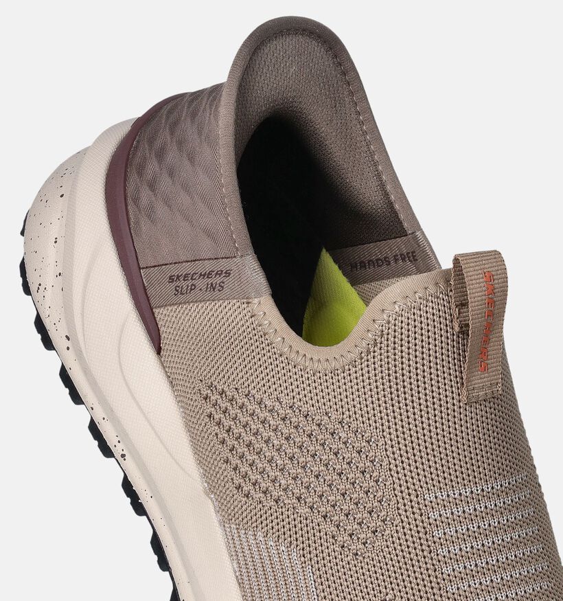 Skechers Bogin Arlett Taupe Slip-ins voor heren (351875) - geschikt voor steunzolen
