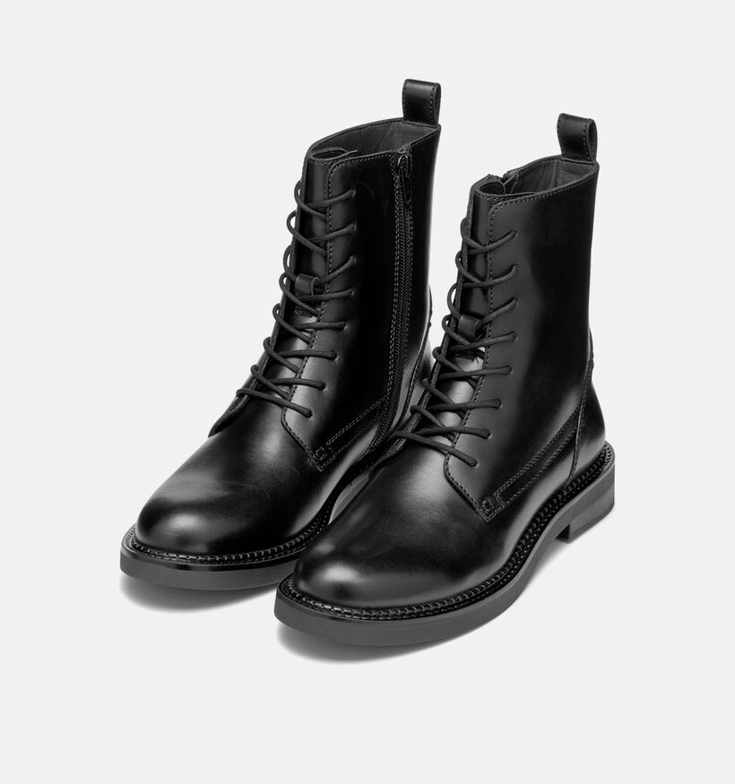 Geox Serilda Zwarte Veterboots voor dames (360122)