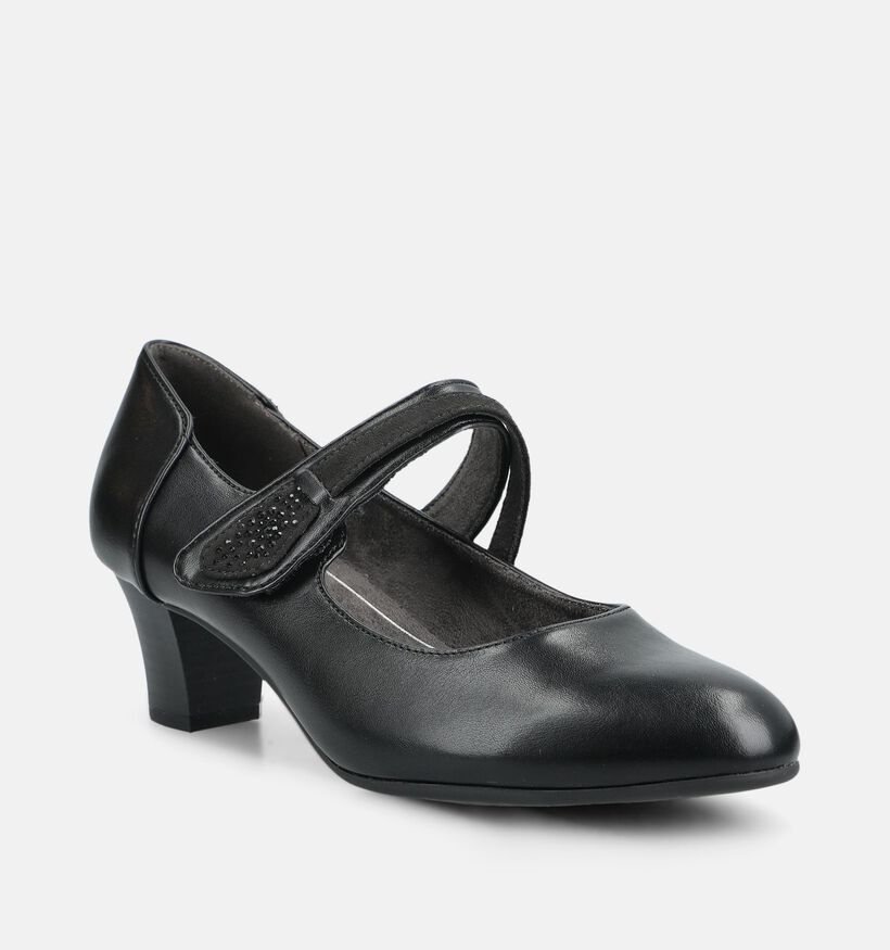 Jana Zwarte Pumps met Bandje voor dames (377085)