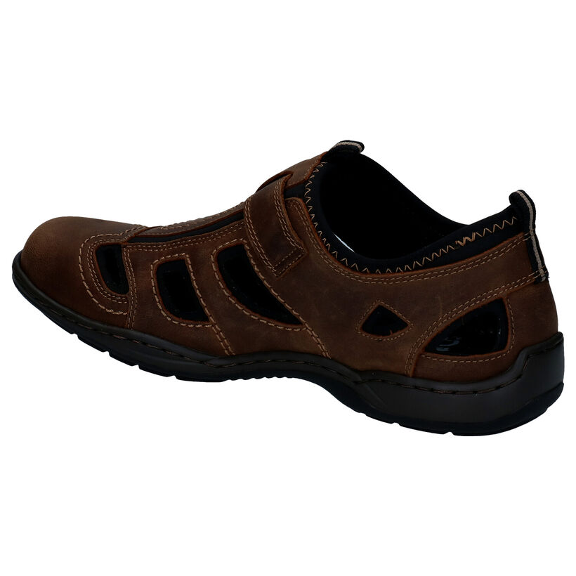 Rieker Bruine Sandalen in leer (287029)