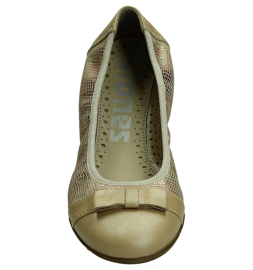 STONES and BONES Ballerines en Beige clair en cuir (190879)