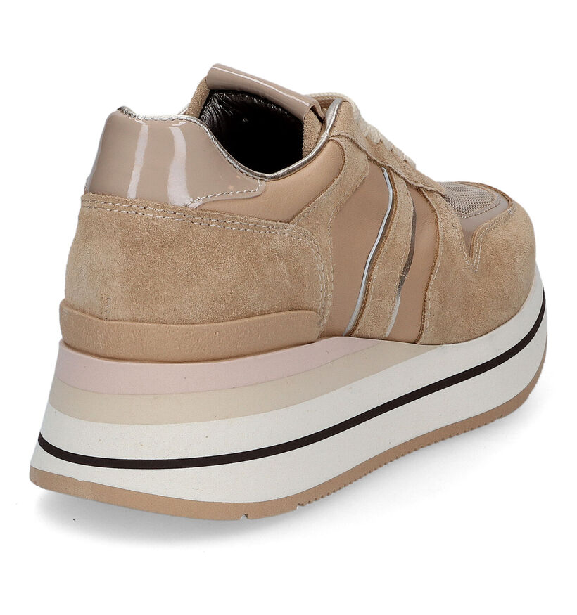 Hip Beige Sneakers voor dames (316785) - geschikt voor steunzolen